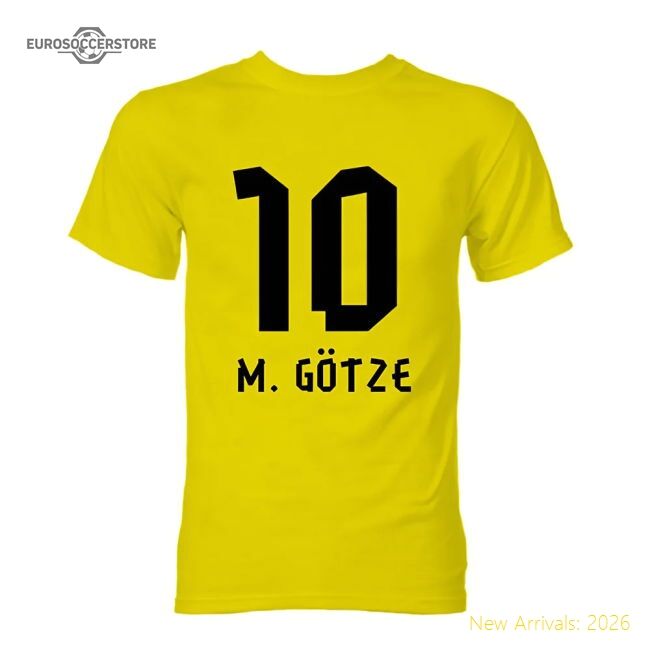Mario Gotze Borussia Dortmund Hero Tee (yellow) - Excellent Value