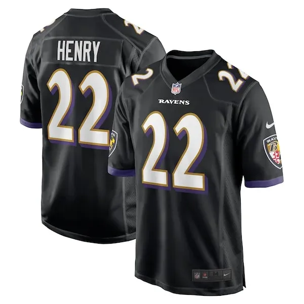 Baltimore Ravens Game NFL Jersey - Black | Performance Football App...