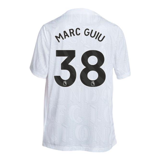 Chelsea Chelsea Academy Pro Pre Match Football Top White Marc Guiu...