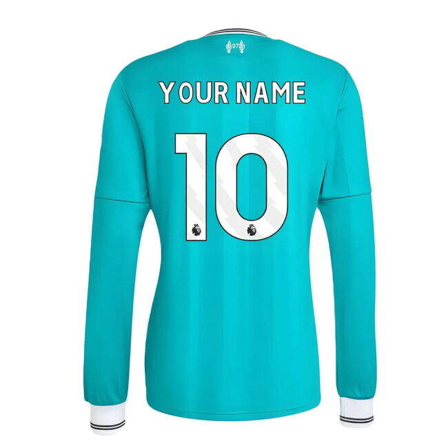 2025-2026 Liverpool Long Sleeve Third Shirt (Your Name) - game day