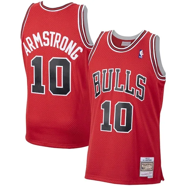 B. J. CHI Swingman Jersey - authentic player-jersey - Red casual