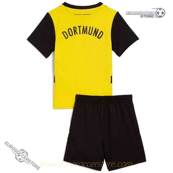 Borussia Dortmund 24-25 Season Kids' Home Jersey Kit