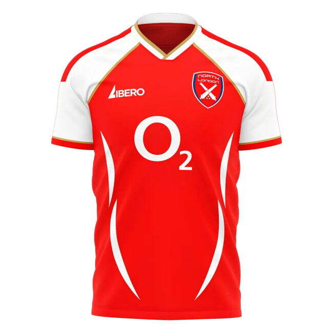 vintage North London Reds 2006 Style Home Concept Shirt (Libero) (R...