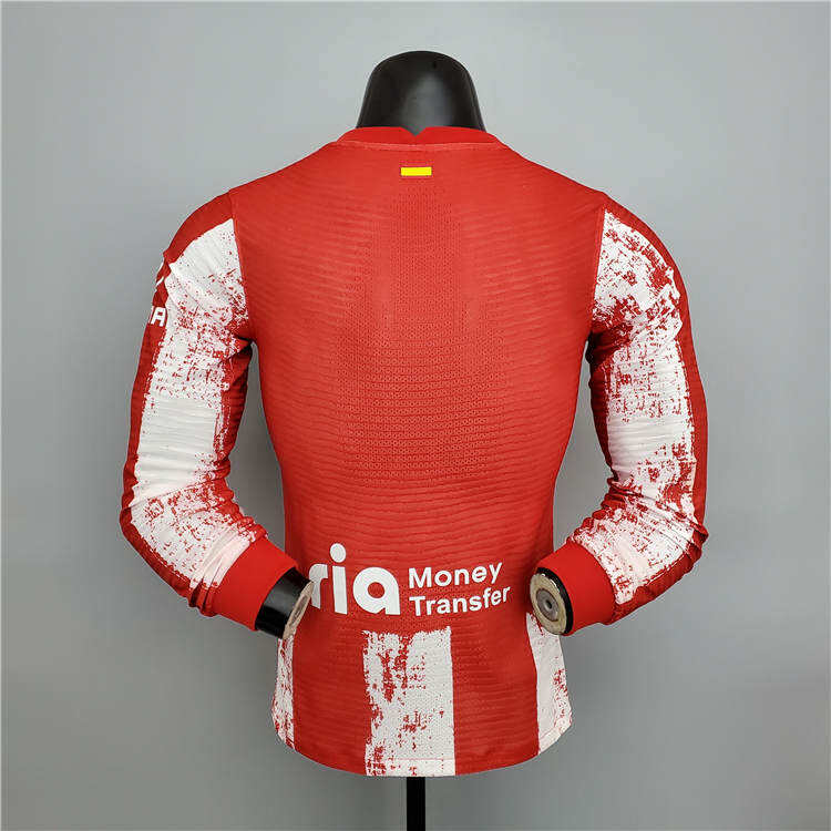 Moisture Wicking Atletico Madrid Soccer Jersey 21-22 Home RedWhite
