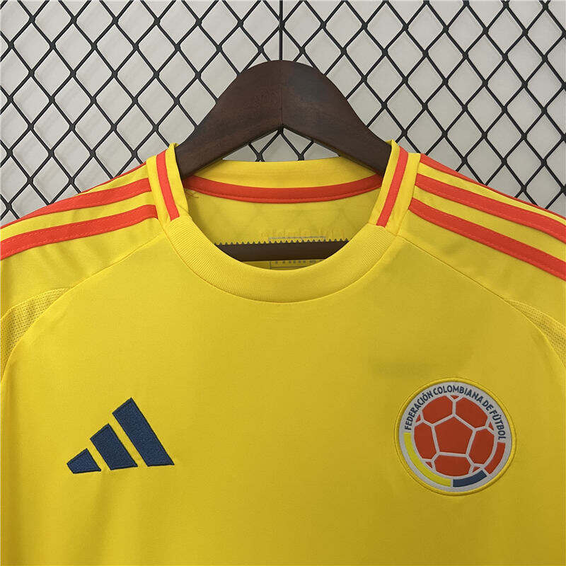 COPA AMERICA 2024 COLOMBIA HOME YELLOW SOCCER JERSEY FOOTBALL SHIRT -