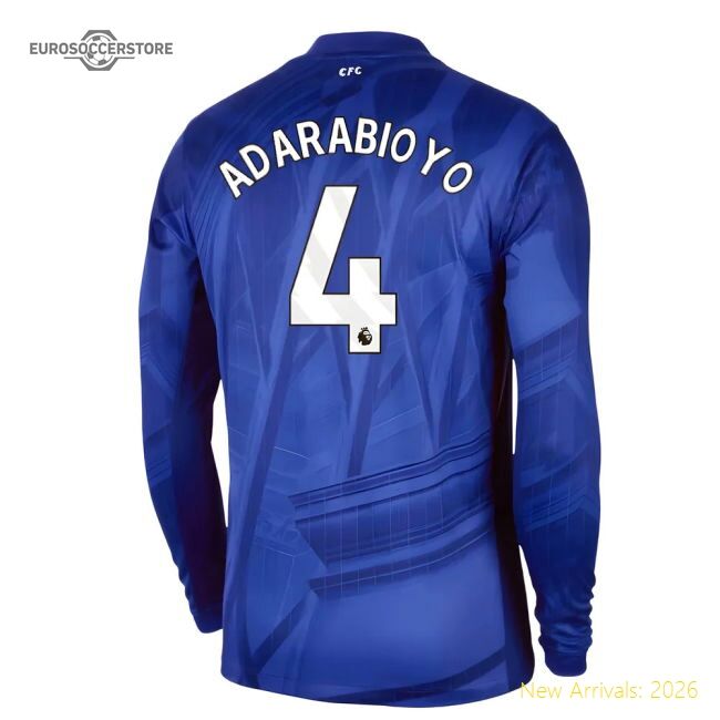 Official 2025-2026 Chelsea Home Long Sleeve Shirt (adarabioyo 4)