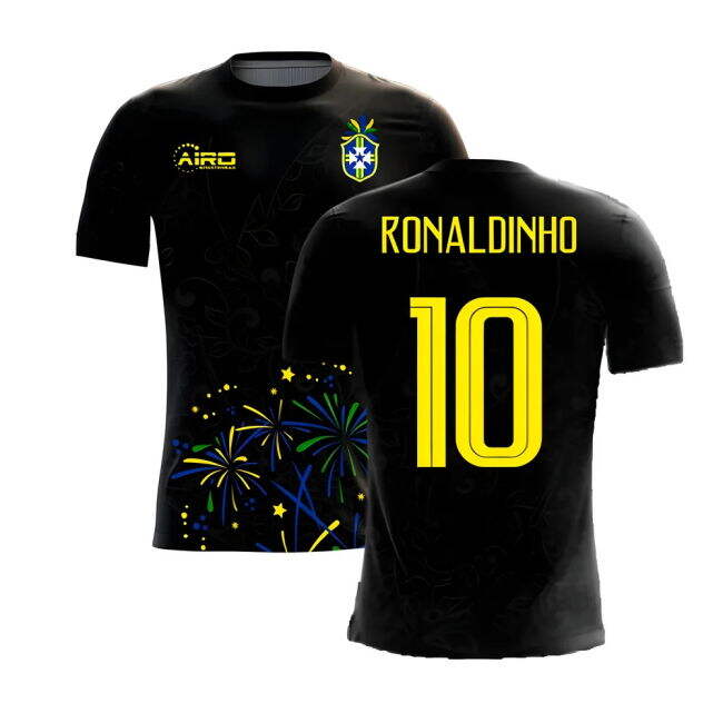 Ronaldinho 10 2025-2026 Brazil Soccer Team Third Strip