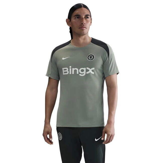 2025-2026 Chelsea Strike Training Shirt (Jade Green)