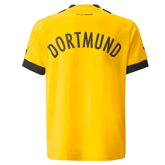 2022-2023 BVB Home Shirt - Kids (HAALAND 9) Durable Stitching