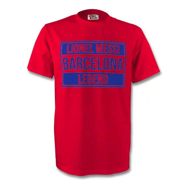 Lionel Messi Barcelona Legend T-Shirt - red (Unisex
