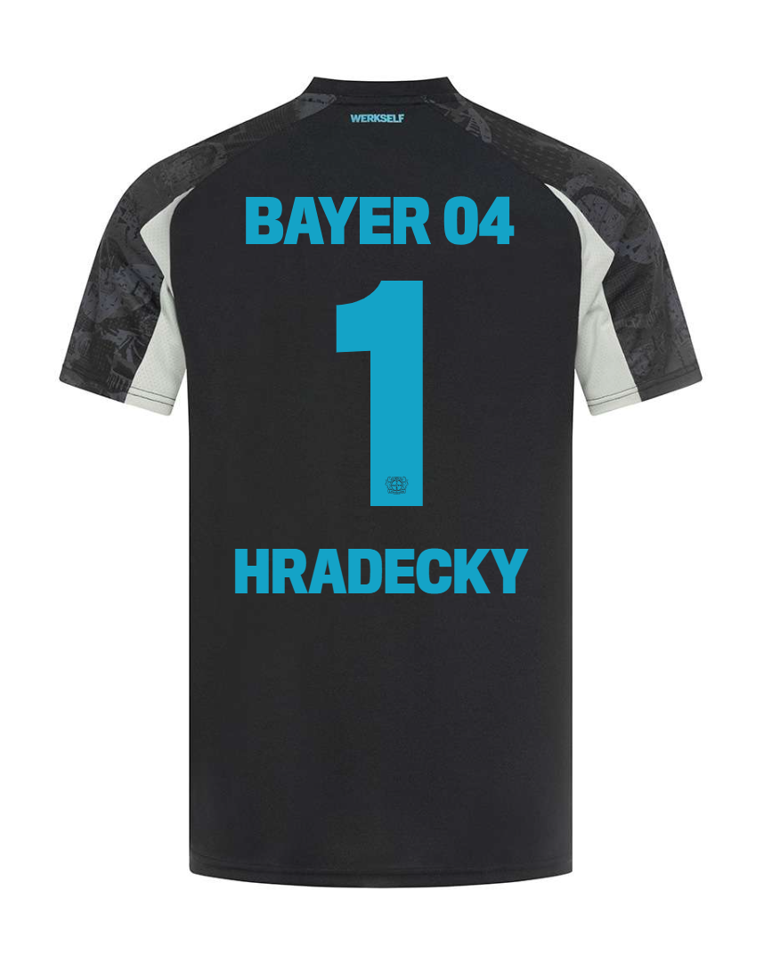 Bayer 04 Leverkusen HRADECKY 1 Third Jersey for the 24-25 season.