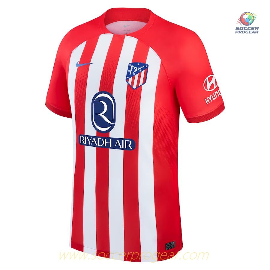 Atletico Madrid Memphis Home Team Football Jersey 2023 2024