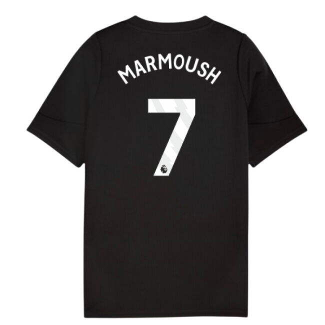 Man City Training Soccer Shirt 2025-20 Marmoush 7 L M S Kids