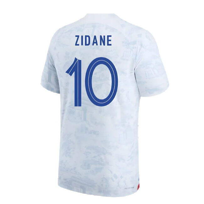 2022-2023 France Match ADV Dri-Fit Away Shirt (Zidane 10)