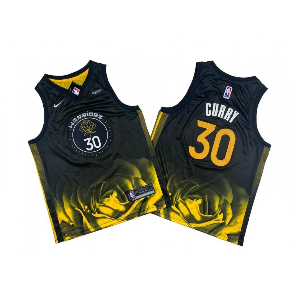 Premium Jersey Golden State Warriors Stephen Curry30 - Black City...