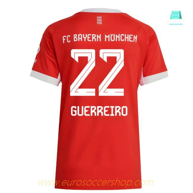 2025-2026 Bayern Munich Home Shirt (Womens) (Guerreiro 22)