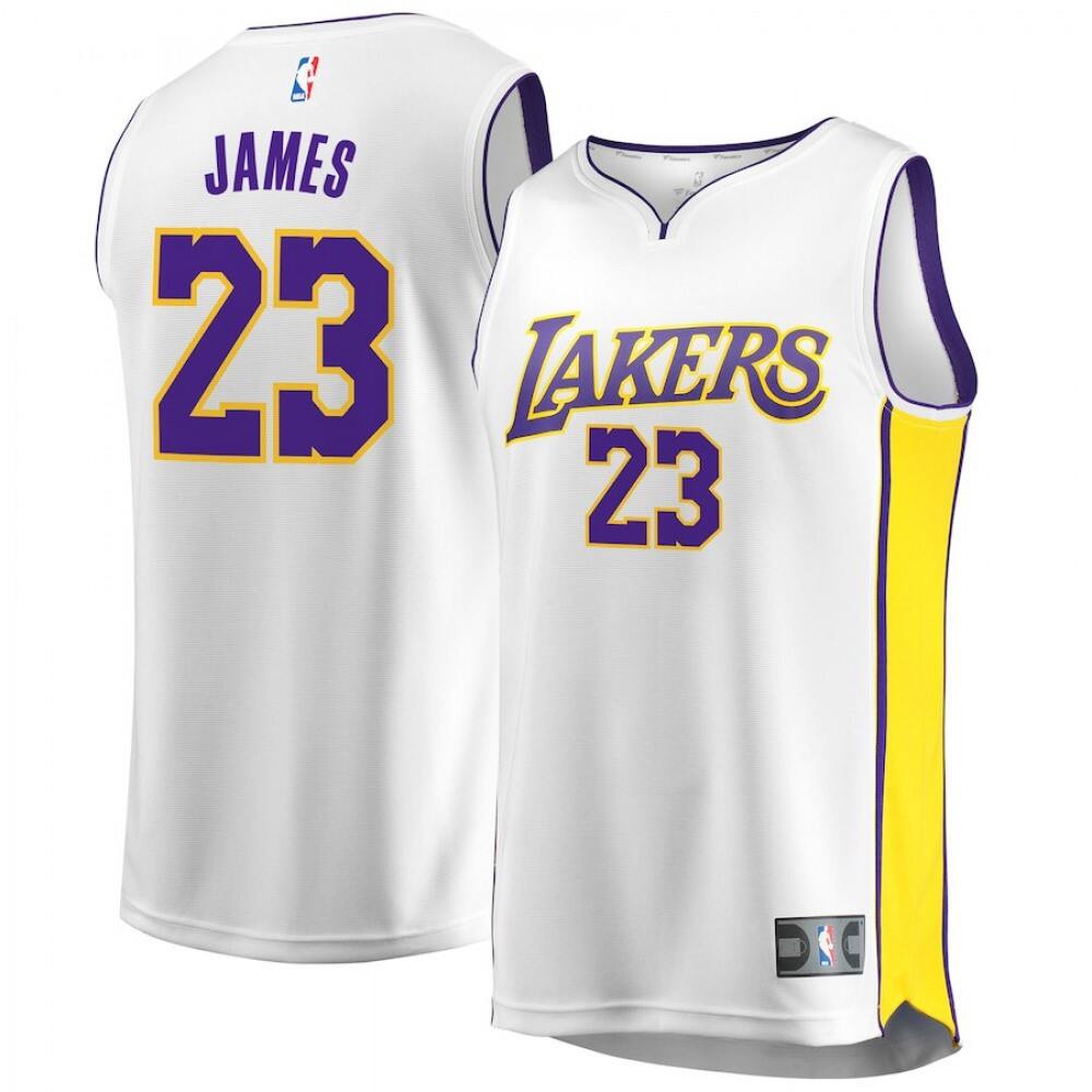 Performance Los Angeles Lakers LeBron James23 Jersey White - Basketball Fan Gear