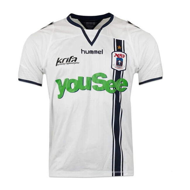 Authentic Main Shirt Agf Aarhus #2012 Retro Official Merchandise (v3)