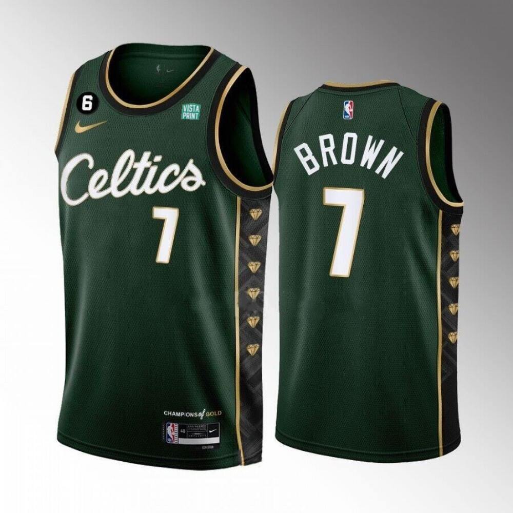 7 Boston Celtics Jersey Green - City Edition - NBA Collection