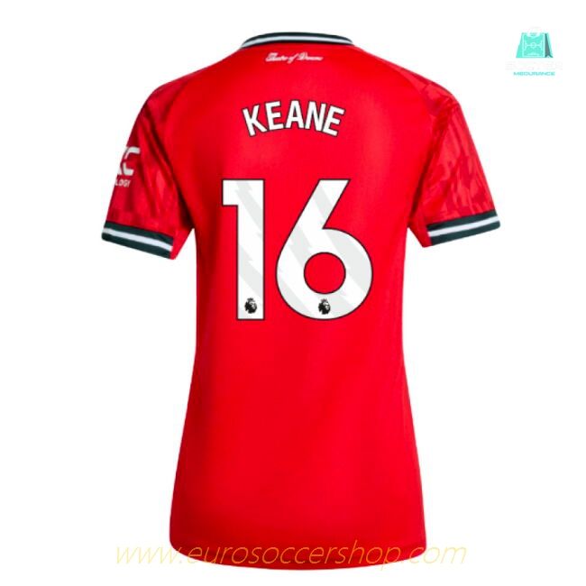 2025-2026 Man Utd Home Shirt (Womens) (Keane 16)