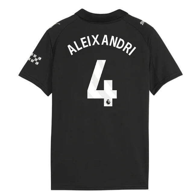 Official Man City 2025-2026 Man City Away Shirt (Kids) (Aleixandri 4)