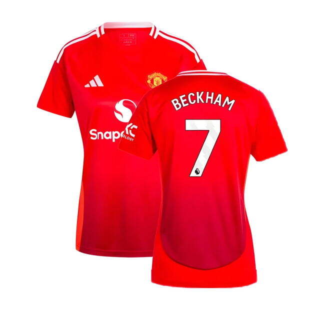 2024-2025 Man Utd Home Kit (Womens) (Beckham 7)