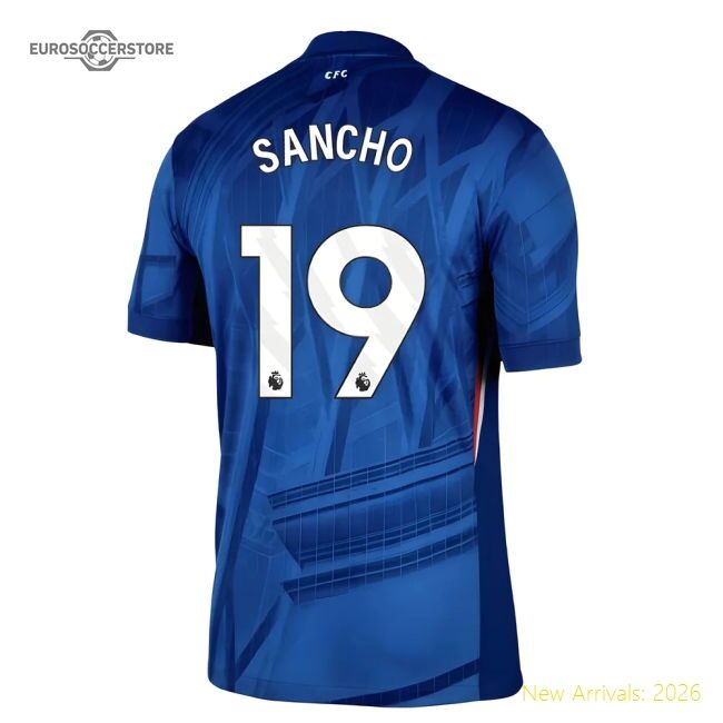 2025-2026 English Premier League Chelsea Home Exclusive Jersey Sancho