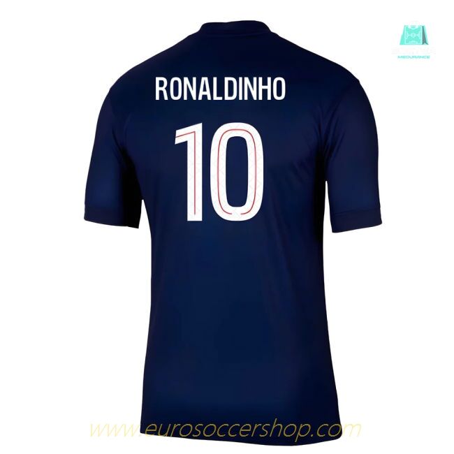 2025-2026 PSG Paris Saint Germain Home Shirt (Ronaldinho 10)