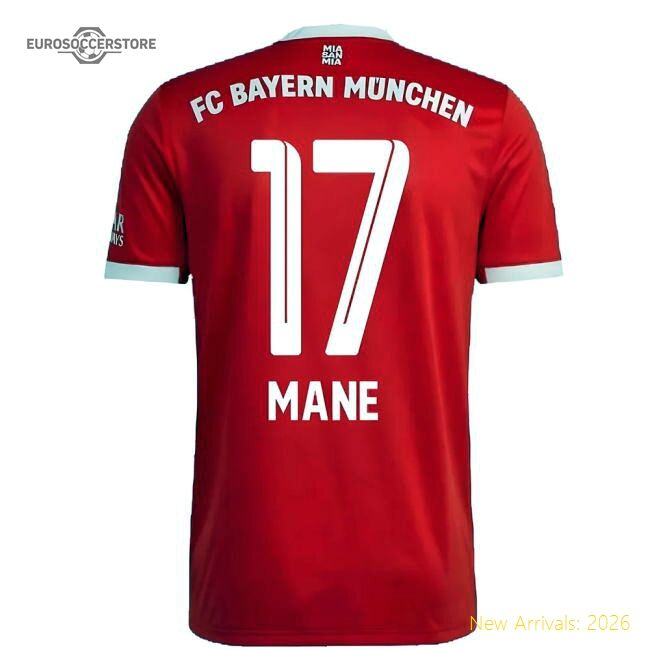 Official 2022-2023 Bayern Munich Home Shirt (Kids) (Mane 17)