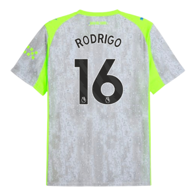 Ultra Comfort Football Man City Third Shirt Rodrigo #16 Latest Edi...