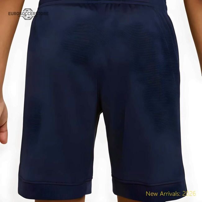 High-Quality Premium 2025-2026 Psg Home Shorts (Navy) - Kids