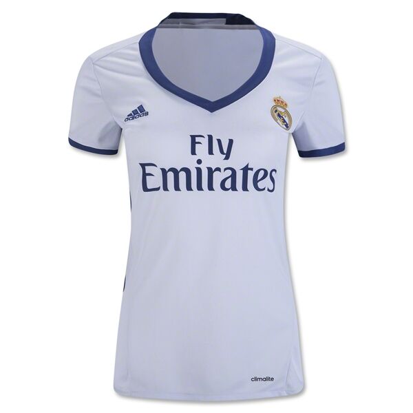 Women's Real Madrid Home 201617 Soccer Jersey Shirt - Official