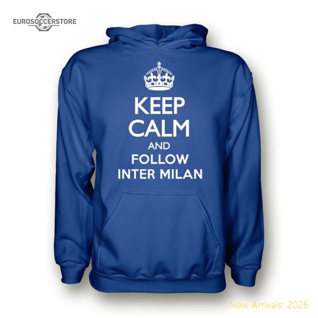 Keep Calm And Follow Inter Milan Hoody (blue) - Economical