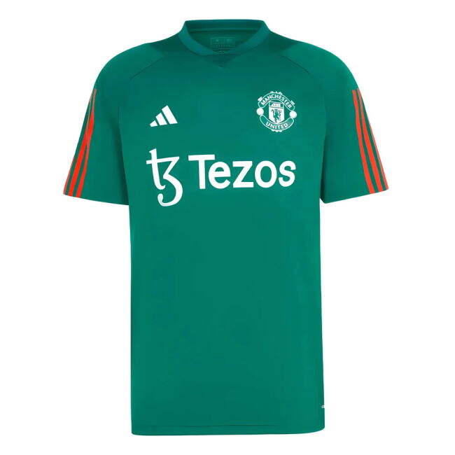 2023-2024 Man Utd Training Jersey (Green)