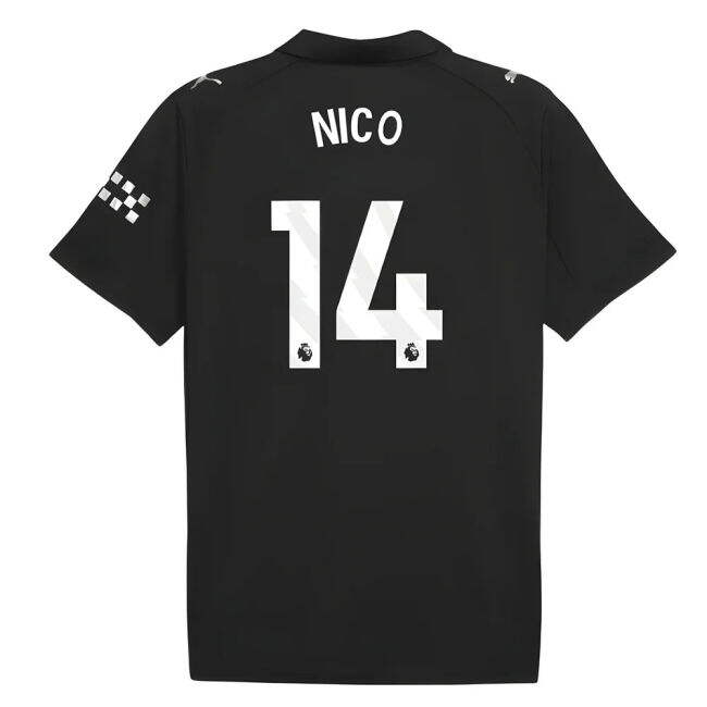Nico 14 Top Quality Man City 2025-2026 Away Kit