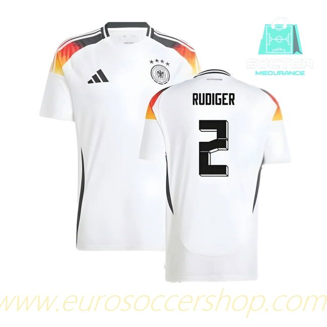 2024-25 Collection Germany Home Football Shirt (Rudiger 2)