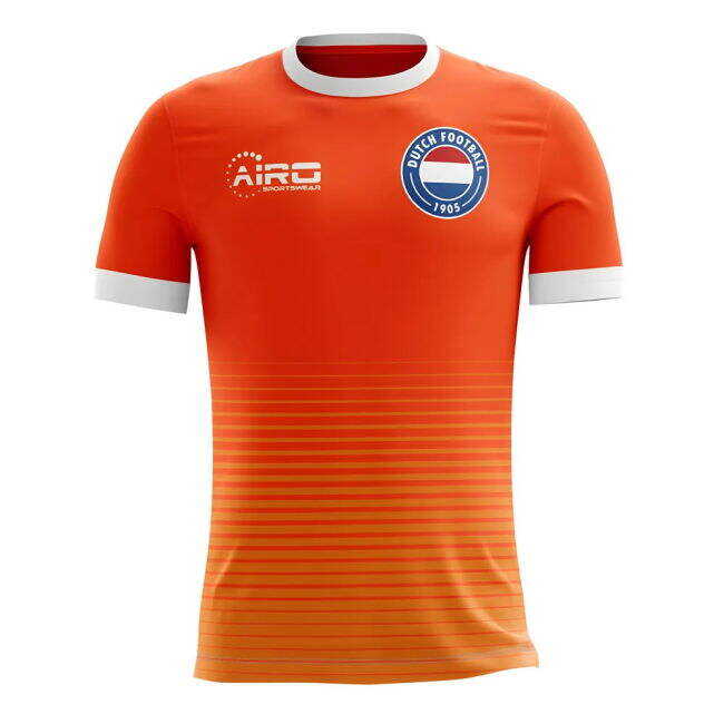 Exquisite 2025-2026 Holland Airo Concept Home Shirt (V. Persie 9) - Kids Spiritual