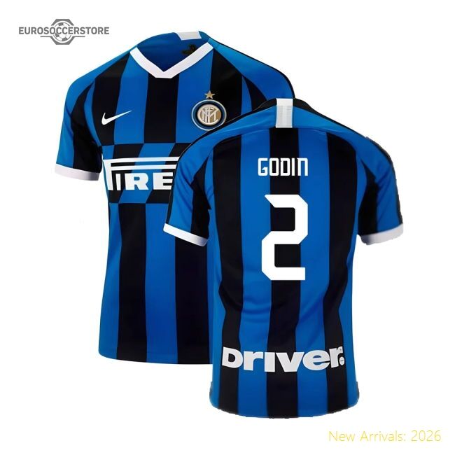 Premium-grade 2019-2020 Inter Milan Home Shirt (godin 2)