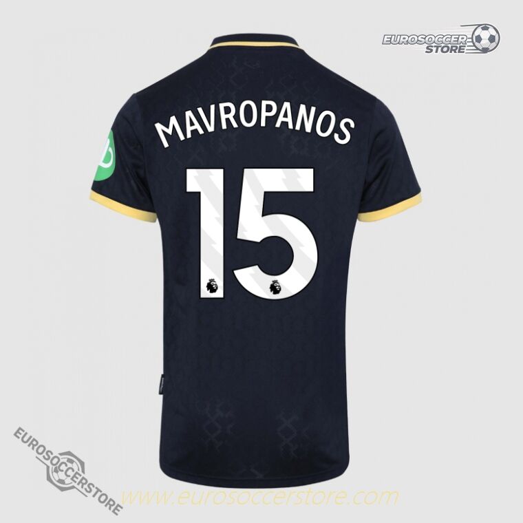 West Ham United's 25-26 Third Jersey, number 15, worn by MAVROPANOS.