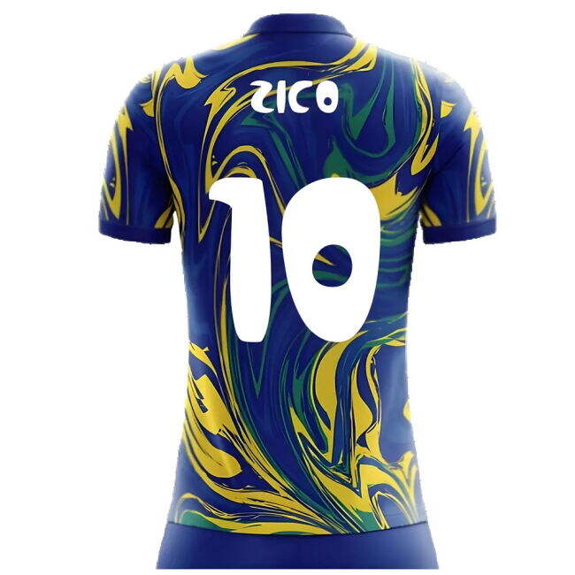 2025-2026 Brazil Away Concept Shirt (Zico 10)