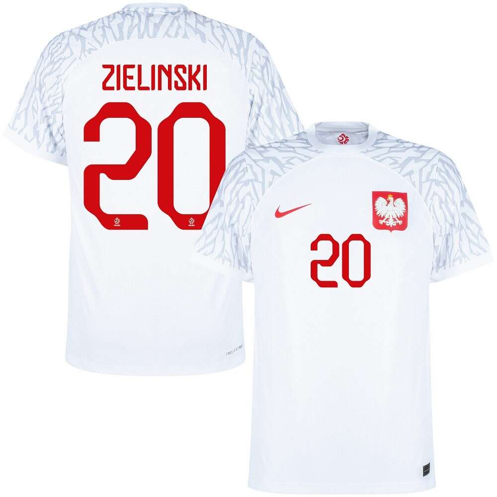 POLAND HOME JERSEY WORLD CUP 2022 ZIELINSKI