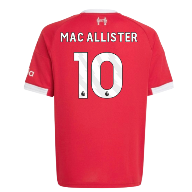 2025-2026 Liverpool Home Jersey (Kids) (Mac Allister 10)