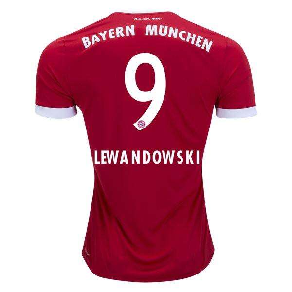 Bayern Munich Home 201718 Muller 25 Soccer Jersey Shirt - Official