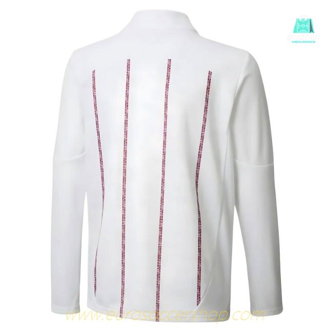 2024-2025 Man City Prematch 1/4 Zip Top (White) - Kids