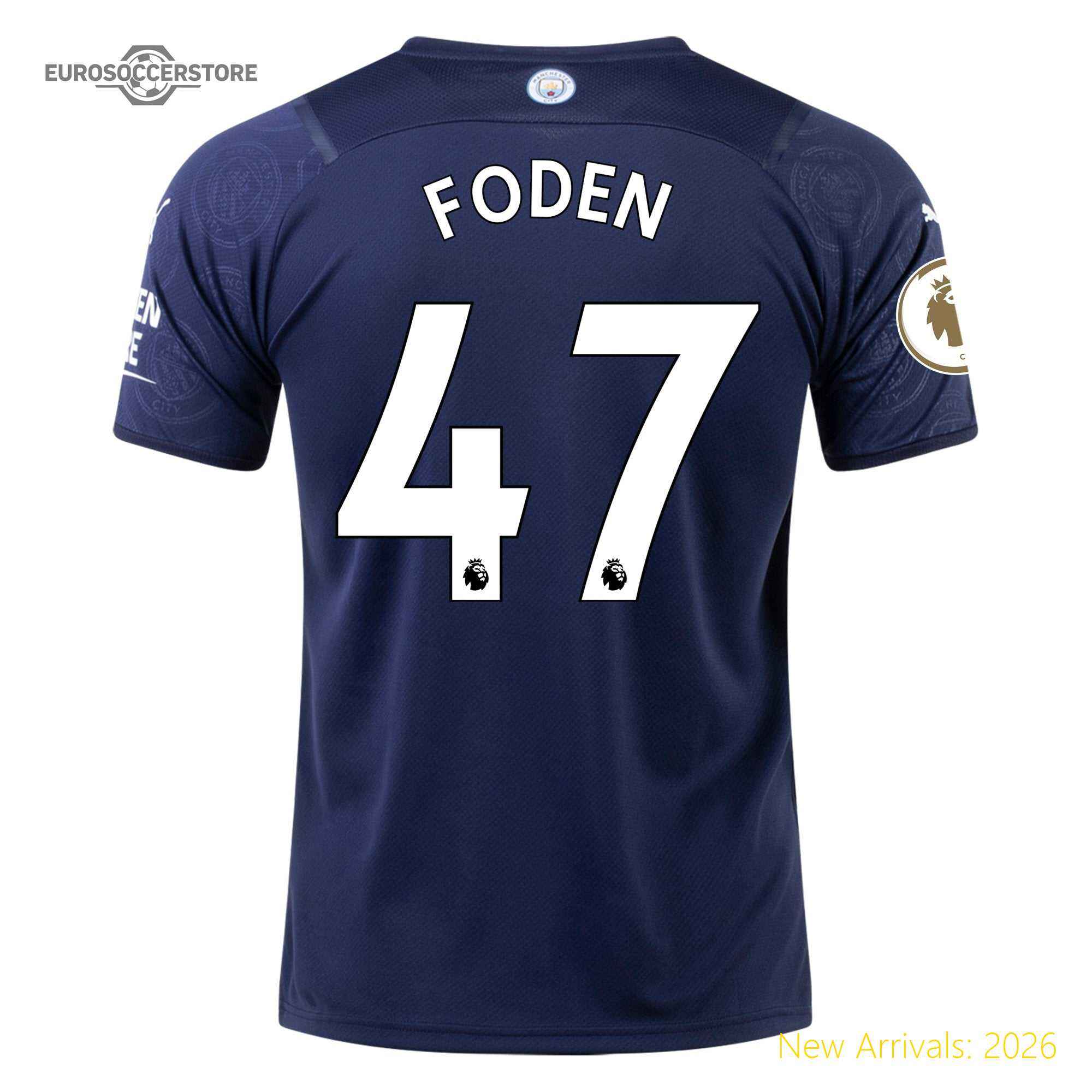 Official Team Merchandise Adult Mci Team Third Premium-quality Jersey