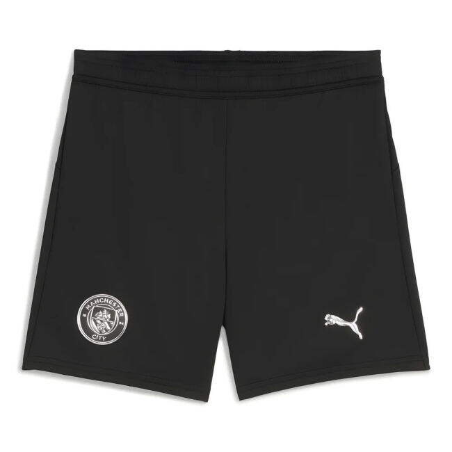 2025-2026 Man City Away Shorts (Black) - Kids