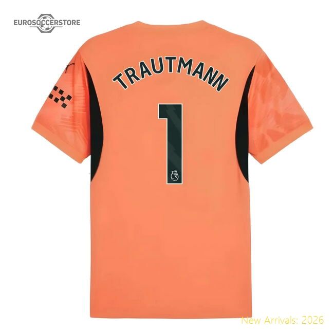 Match-ready Premier League Team Home Trautmann Jersey 2024-2025