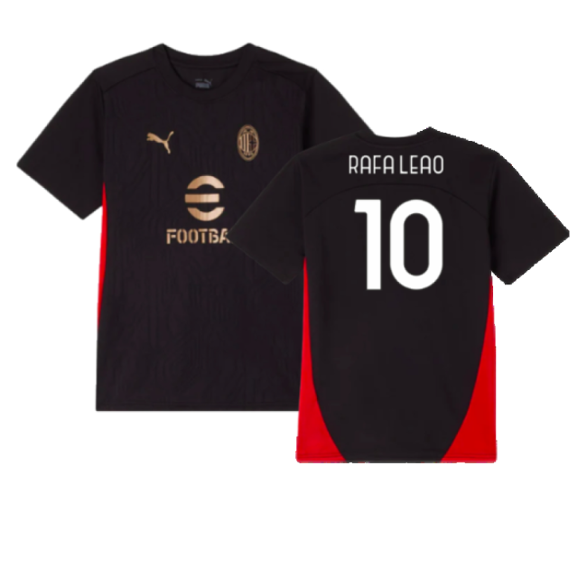 2024-2025 AC Milan Training Elegant Shirt (Kids) (Black)