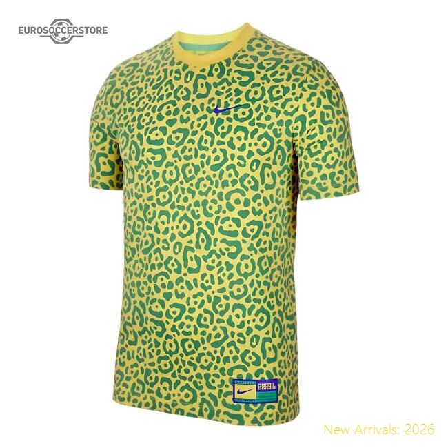 Football Brazil T-shirt - Durable 2022-2023 Edition Casual