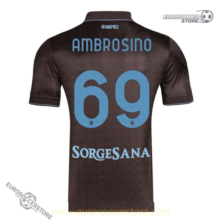 25-26 Season Napoli Third Version AMBROSINO 69 Football Jersey